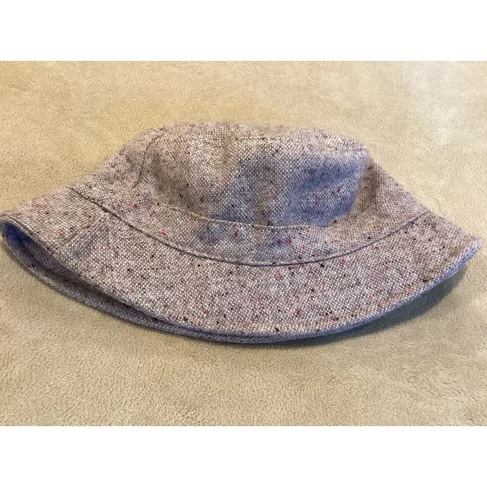 Unbranded Wool Blend Bucket Hat,‎ Beige Marled, 30% Wool, Size Large